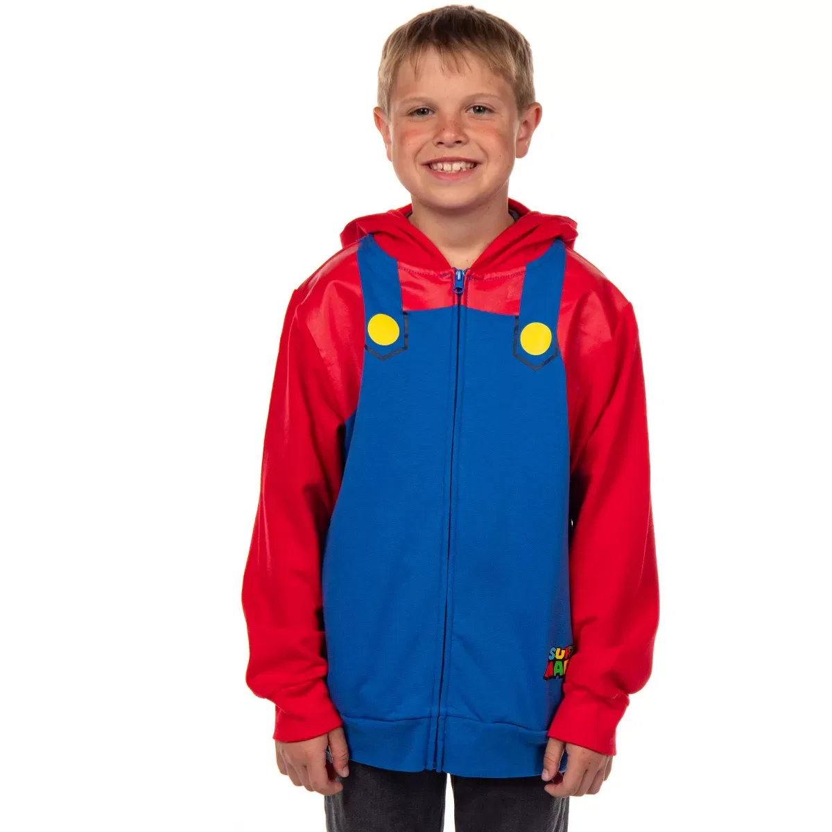 Детский худи с принтом Super Mario Bros Hoodie Seven Times Six, Multicolored — фото 2