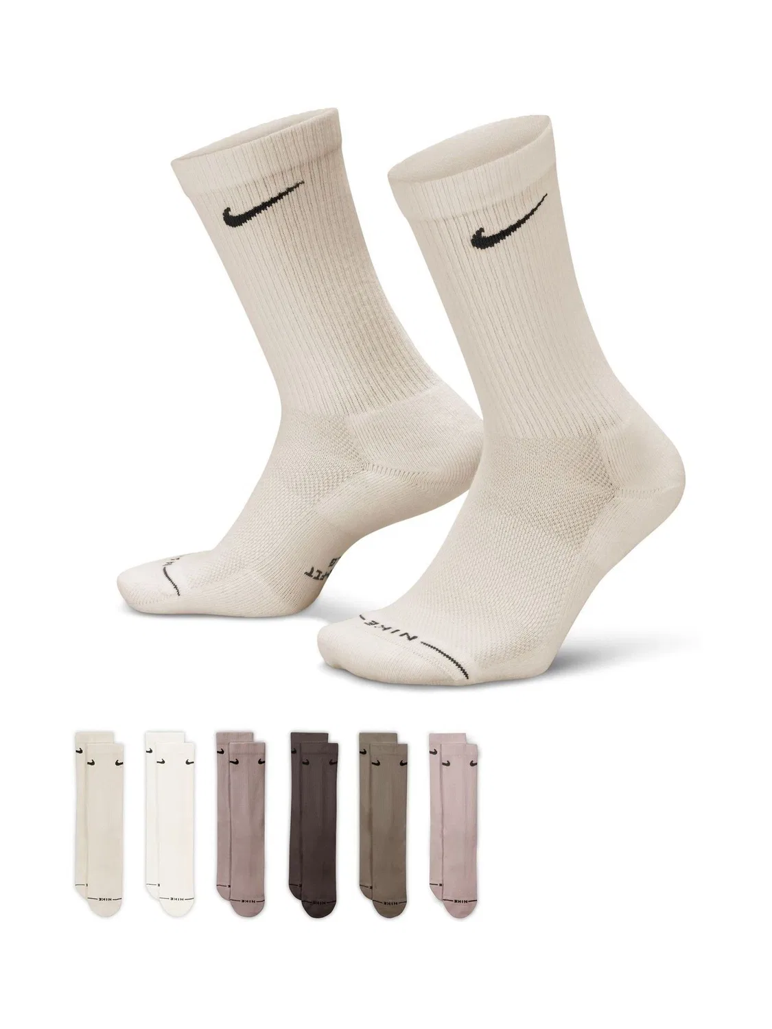Носки Nike Everyday Elevated Crew, Natural Multi