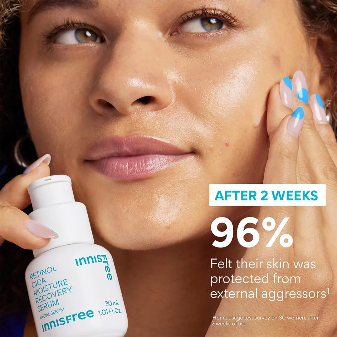 Сыворотка Innisfree — Для лица Retinol Cica с салициловой кислотой, корейское увлажняющее восстанавливающее — фото 3