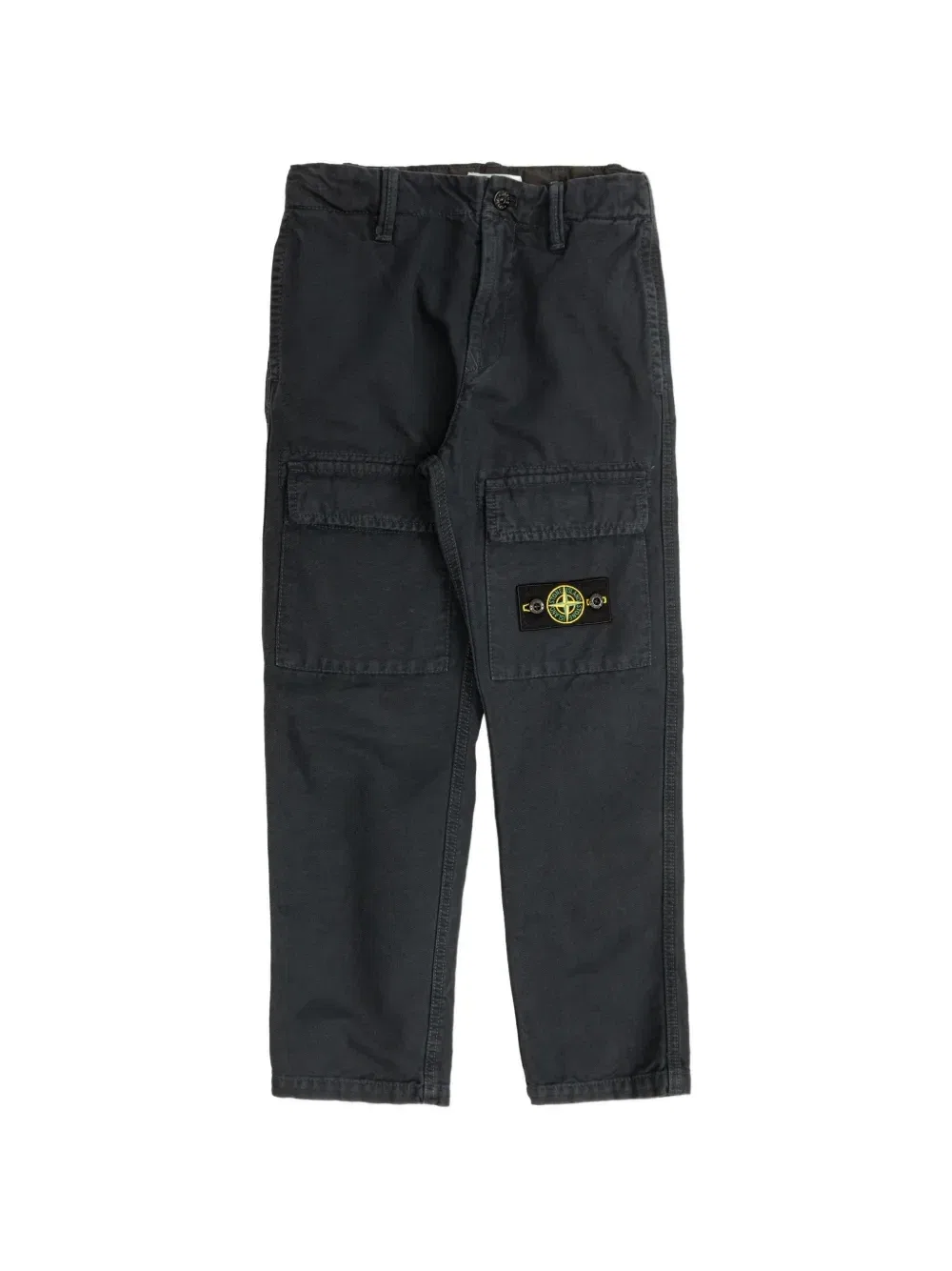 Карго-брюки с нашивкой-логотипом Stone Island Junior, синий
