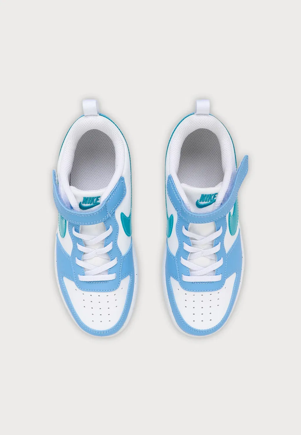 Кроссовки унисекс Court borough Nike Sportswear, White/Energy/Football Blue — фото 4