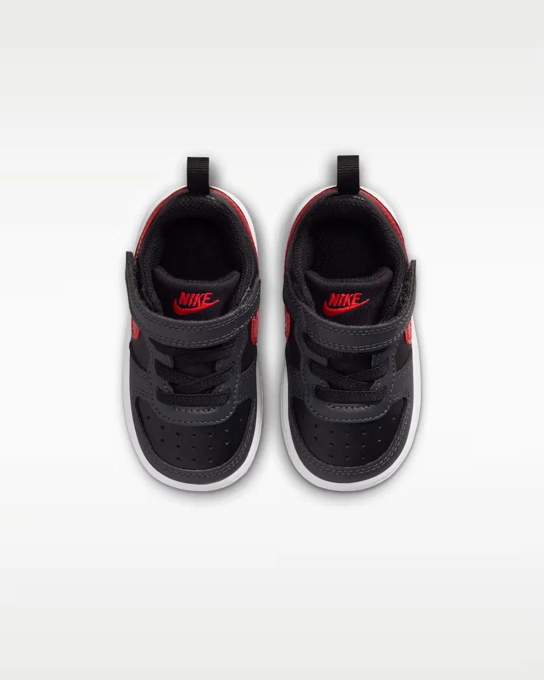Детская/подростковая обувь Nike Court Borough Low, Black/Anthracite/White/University Red — фото 4