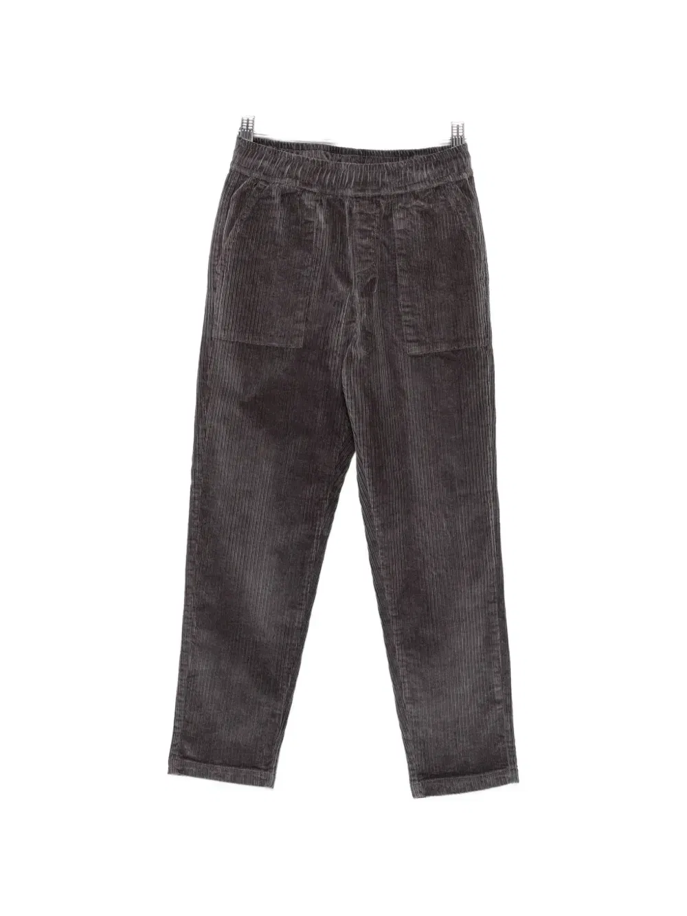Вельветовые брюки на резинке Trussardi Junior, серый