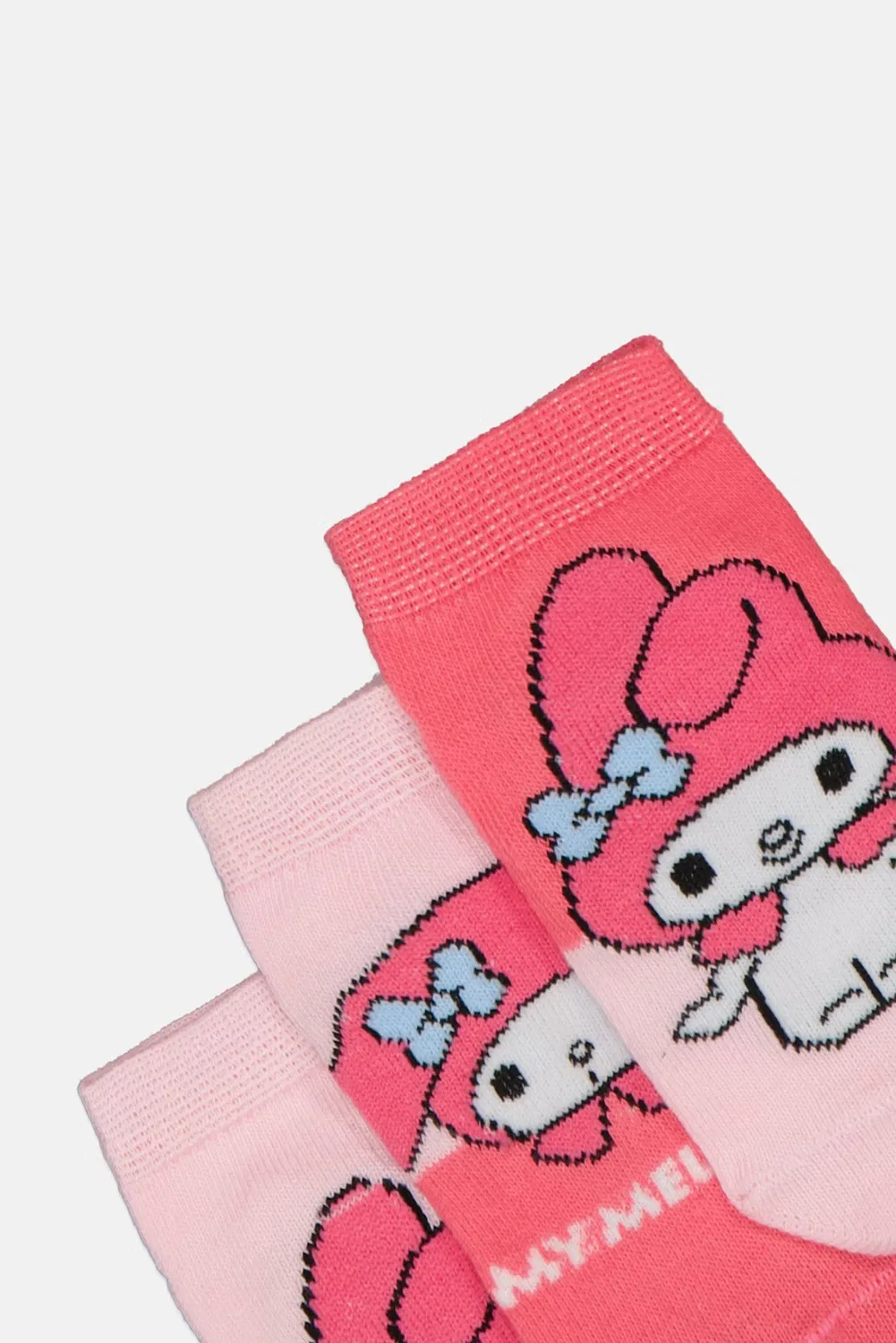 Носки детские с принтом My Melody Sanrio, розовый — фото 3