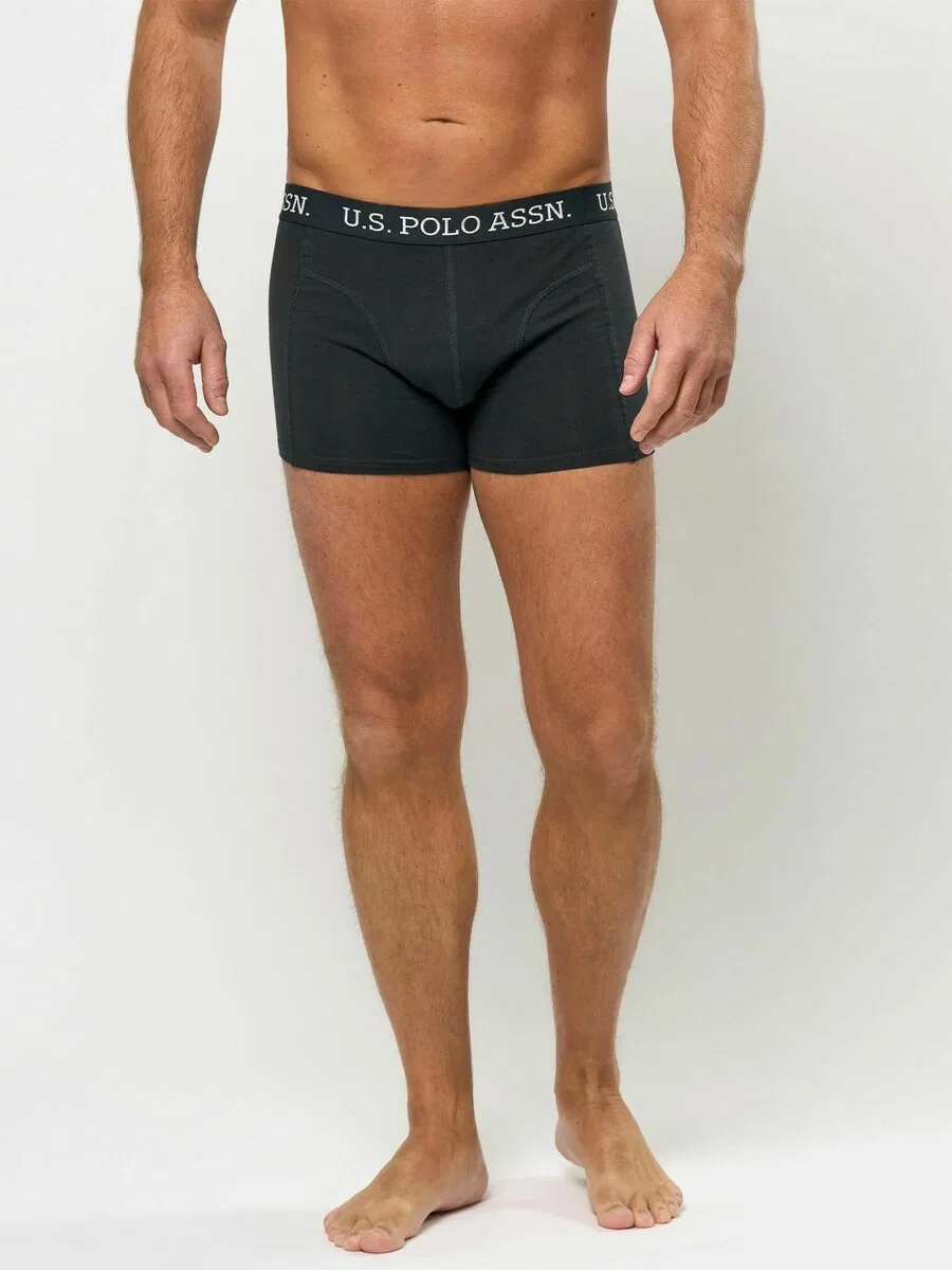 Боксерские шорты 'UMMagne' черного цвета U.S. Polo Assn. — фото 3