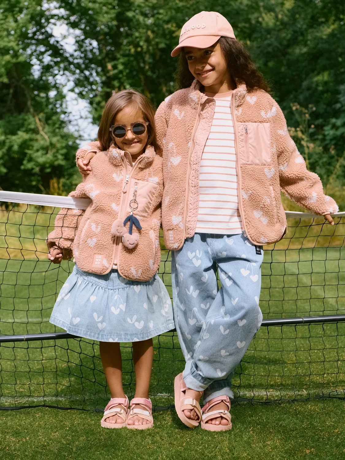 Сандалии с подвесками Liewood Pink, розовые