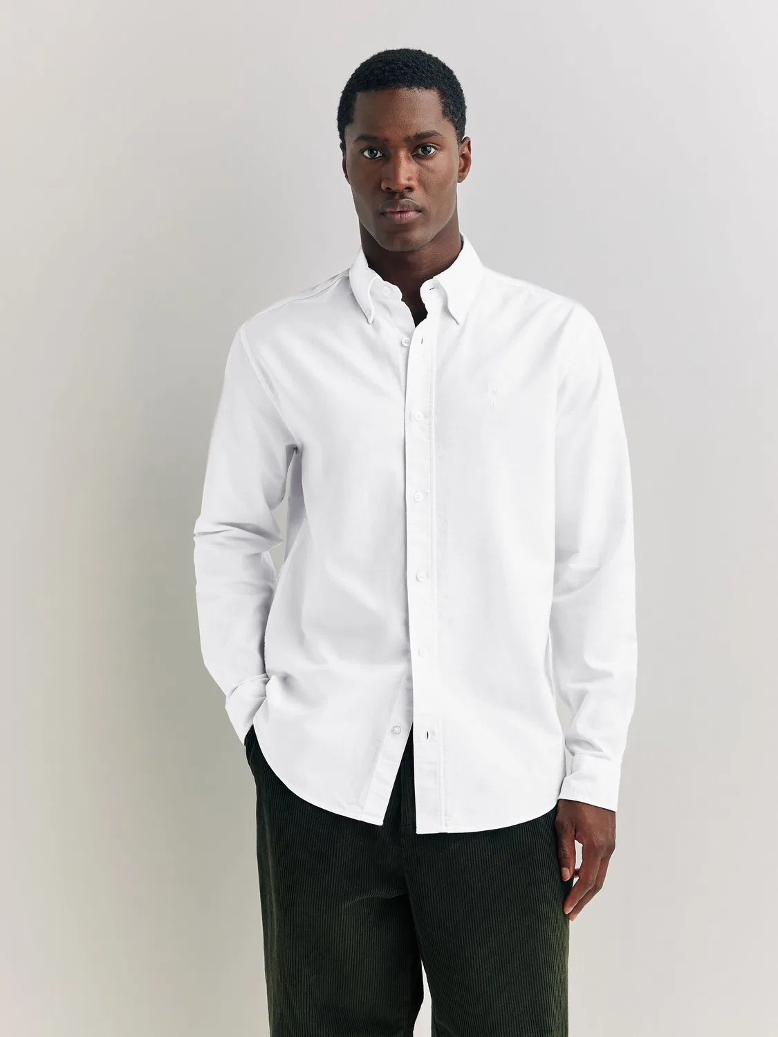 Рубашка Оксфорд, Regular Fit, White Next
