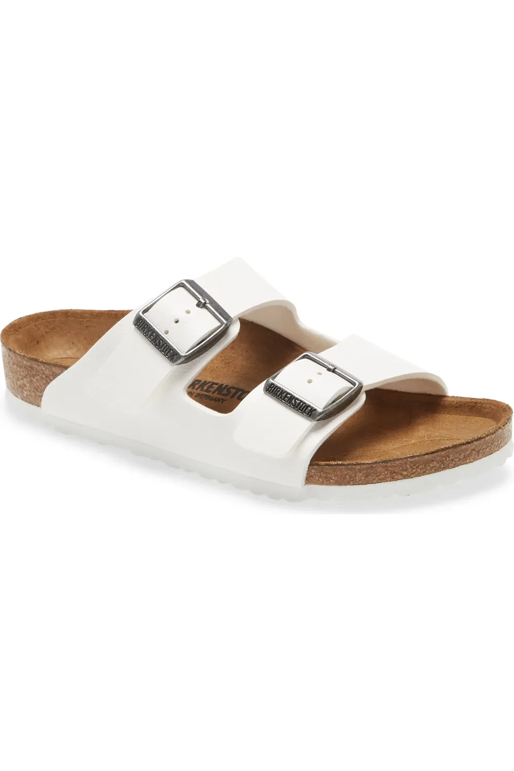 Сандалии детские с анатомической стелькой Arizona Birkenstock, белый