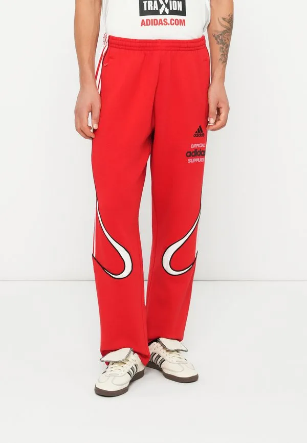 Брюки для спортивного костюма Adidas Originals, Better Scarlet/White