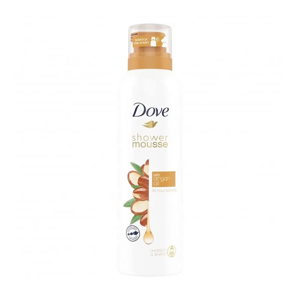 Пена для душа с аргановым маслом Dove, 200 мл