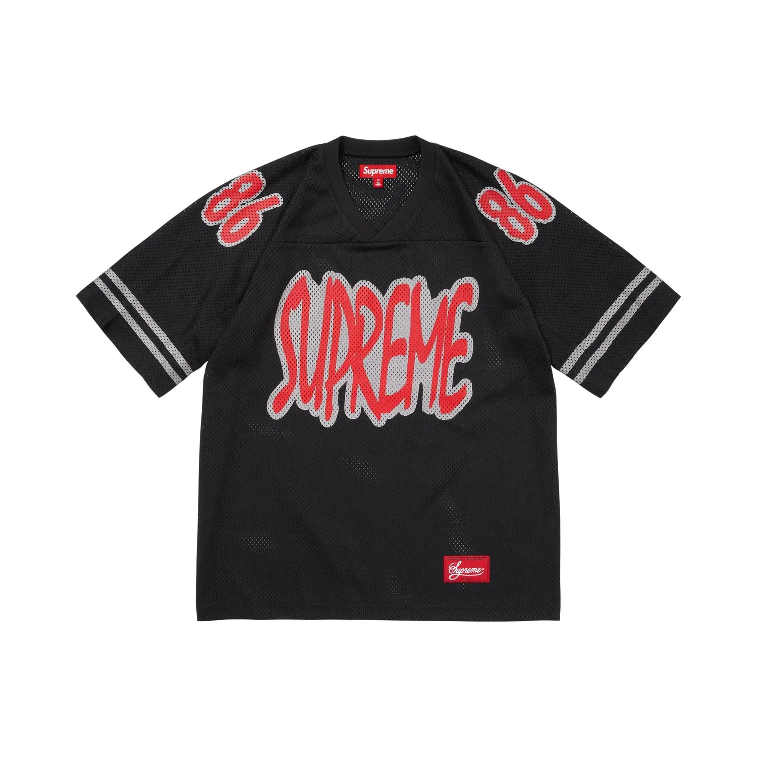 Футболка с принтом Reflective Jersey Supreme, Black