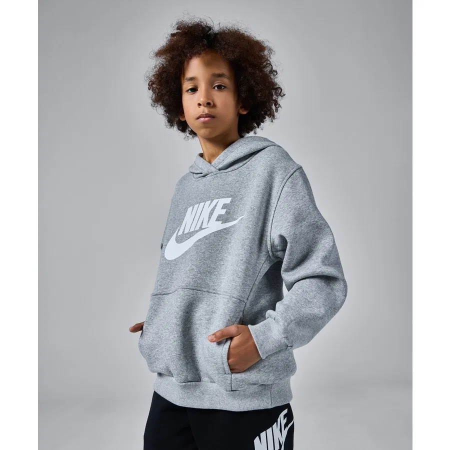 Худи с капюшоном из футера Sportswear Club Fleece Nike, Серый