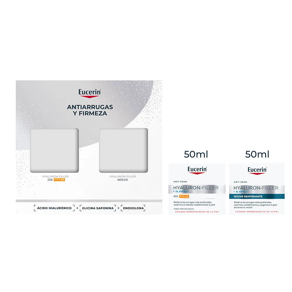 Набор кремов для лица Eucerin Hyaluron Filler день и ночь, 2 шт, SPF 30 Eucerin — фото 3