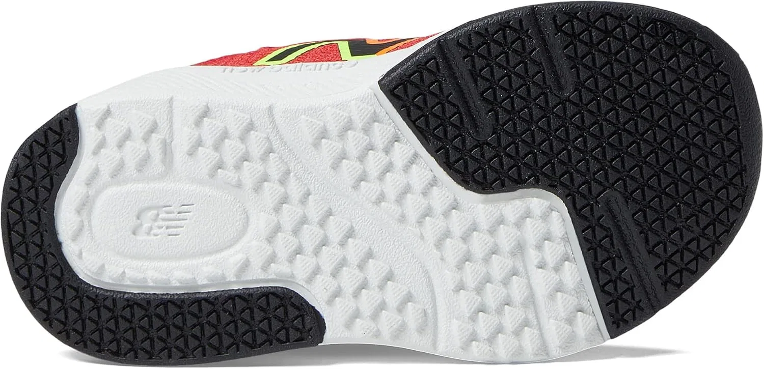 Детские кроссовки с липучкой DynaSoft 545 V1 New Balance, Team Red/Black/Hi-Lite — фото 4