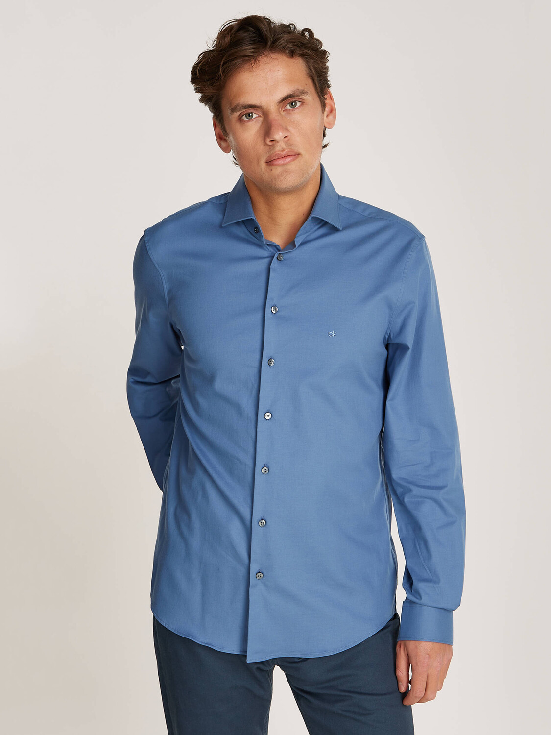 

Рубашка Calvin Klein Regular Fit, синий