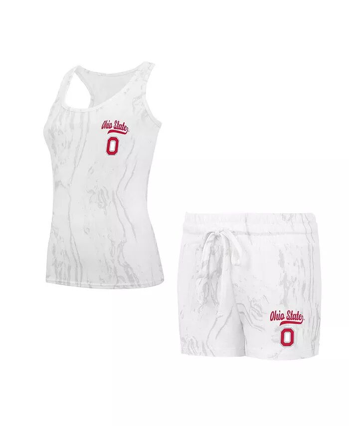 

Женский комплект из майки и шорт Ohio State Buckeyes Quartz Concepts Sport