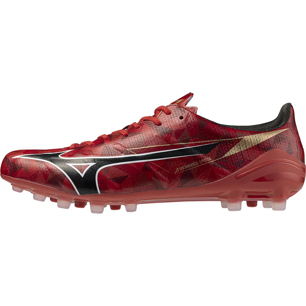 Футбольные бутсы Mizuno Alpha II Elite AG, красный — фото 3