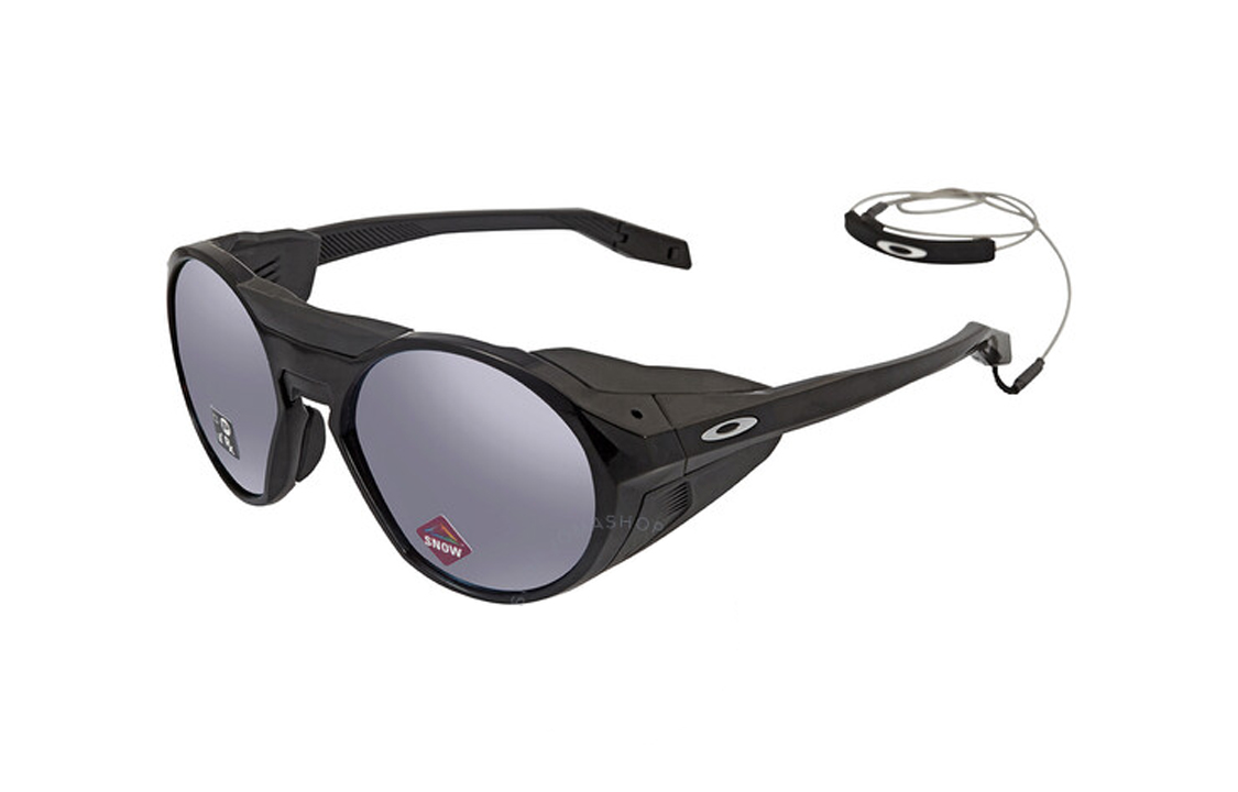 

Пластиковые круглые солнцезащитные очки Oakley мужские черные