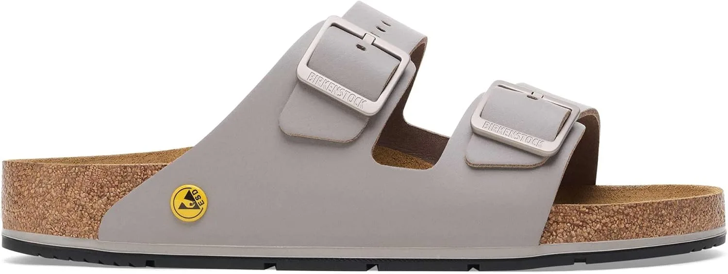 Сандалии Birkenstock Arizona Pro ESD для мужчин и женщин с эргономичной стелькой, нескользящей подошвой и регулируемыми пряжками, антистатические — фото 2