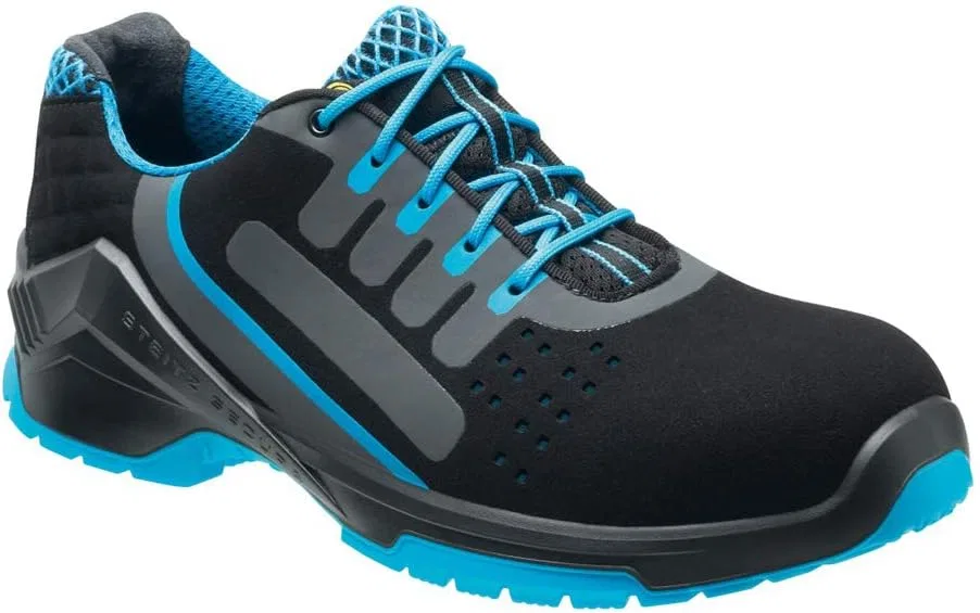 Кроссовки Steitz Secura ESD VD PRO 1400 S1 Low Shoe, черно-синие