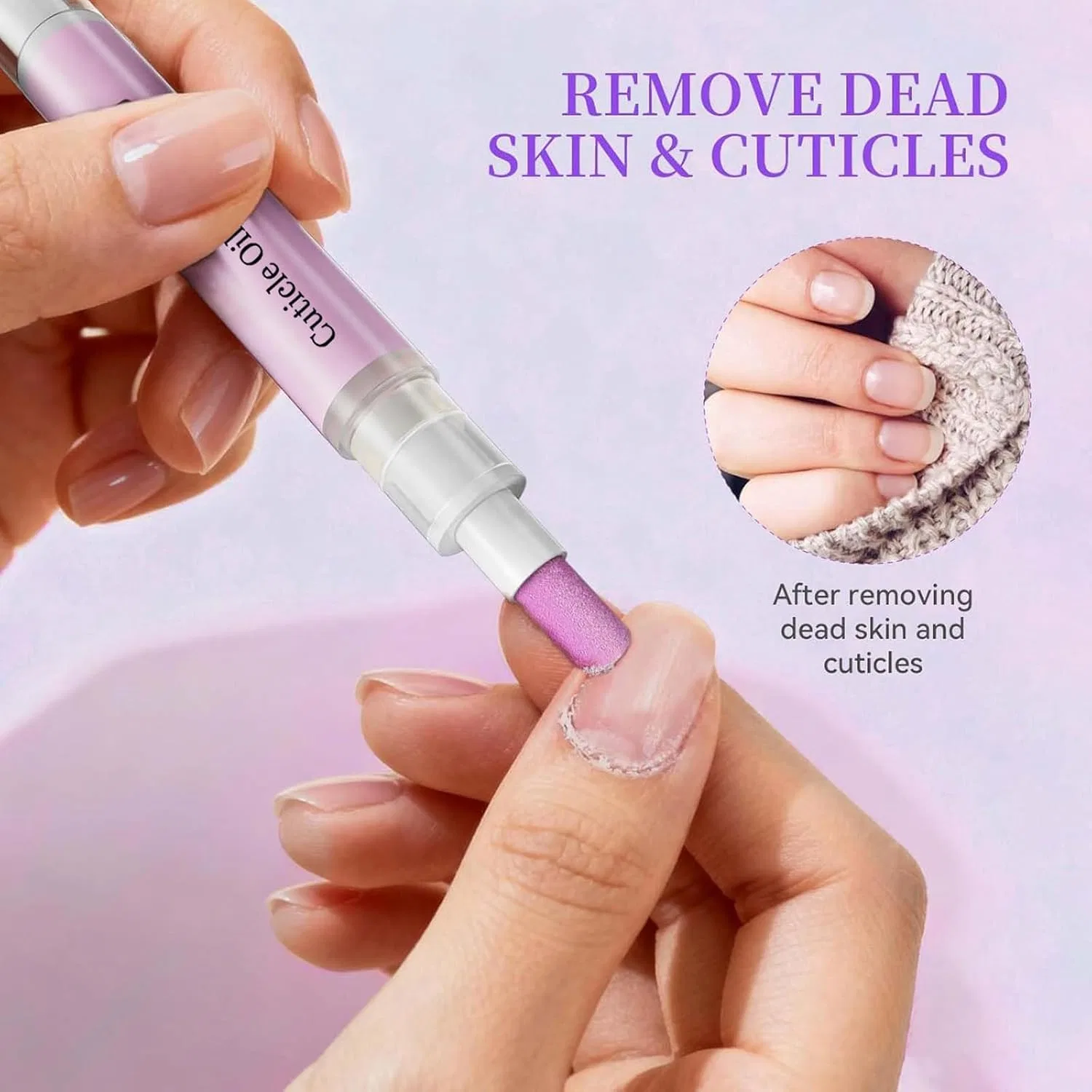 Ручка-масло для удаления кутикулы Sassytip 3-в-1 (3 шт.) Vokkrv, 3Pc — фото 2