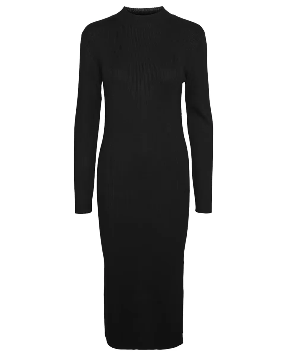 

Трикотажное платье миди Vero Moda, чёрный