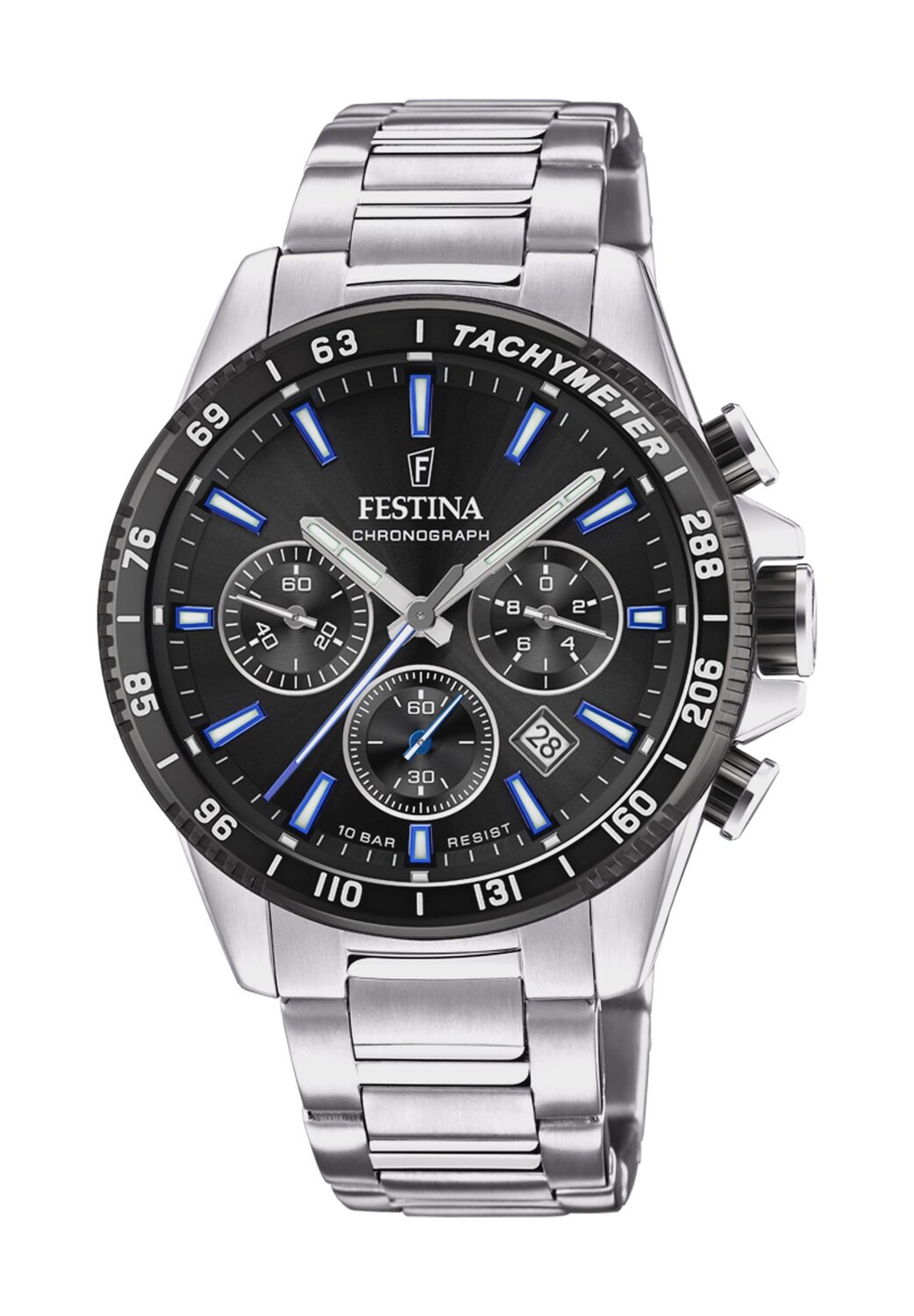 

Мужской хронограф FESTINA, цвет Silber Schwarz Rot