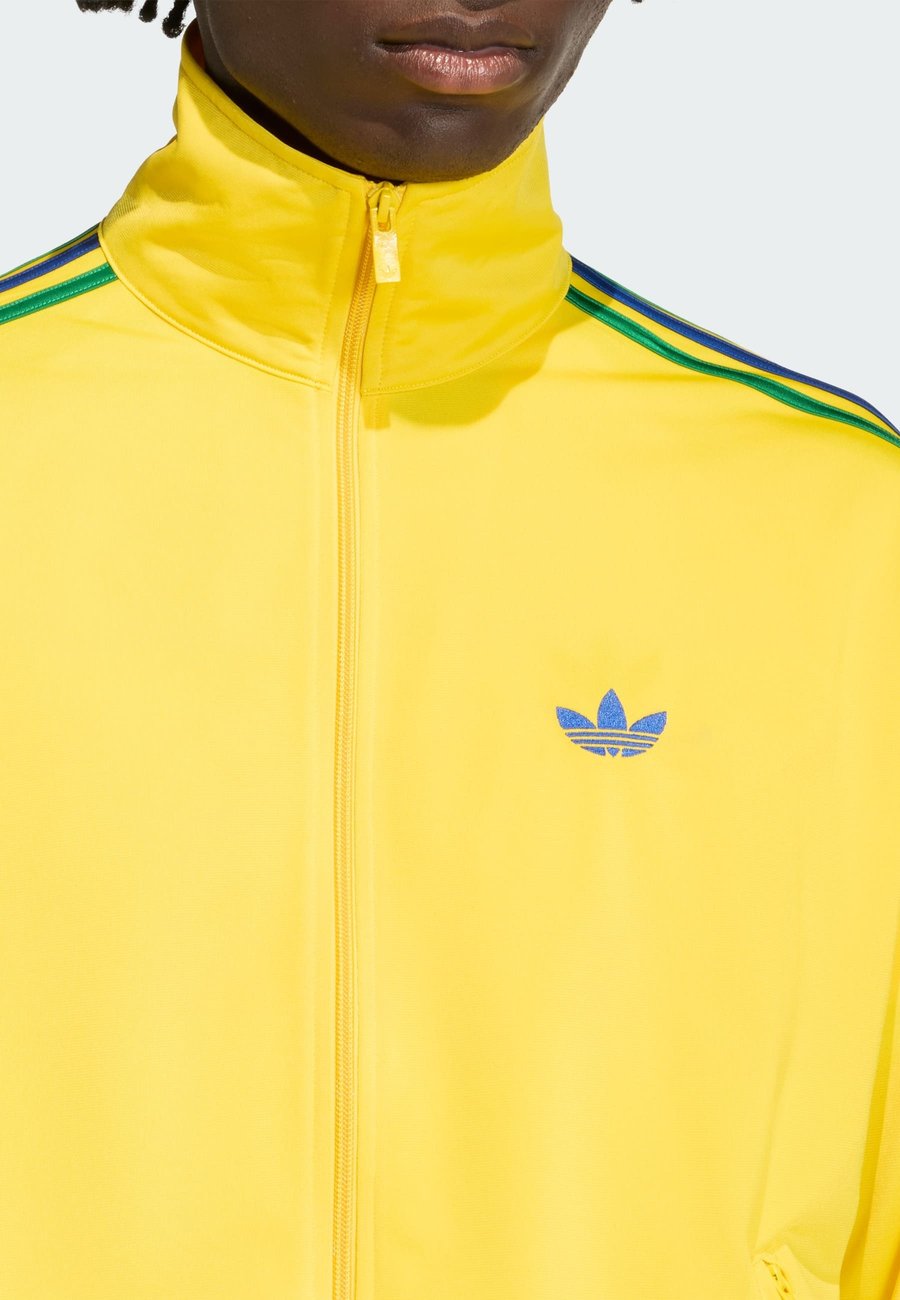 Толстовка Adidas Originals FIREBIRD, Eqt Yellow Green Collegiate Royal/Yellow — фото 4