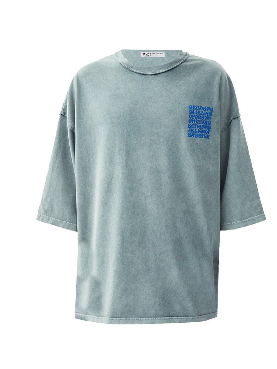 

Рубашка VAMOS CLO Memphis, цвет Royal blue/mottled blue