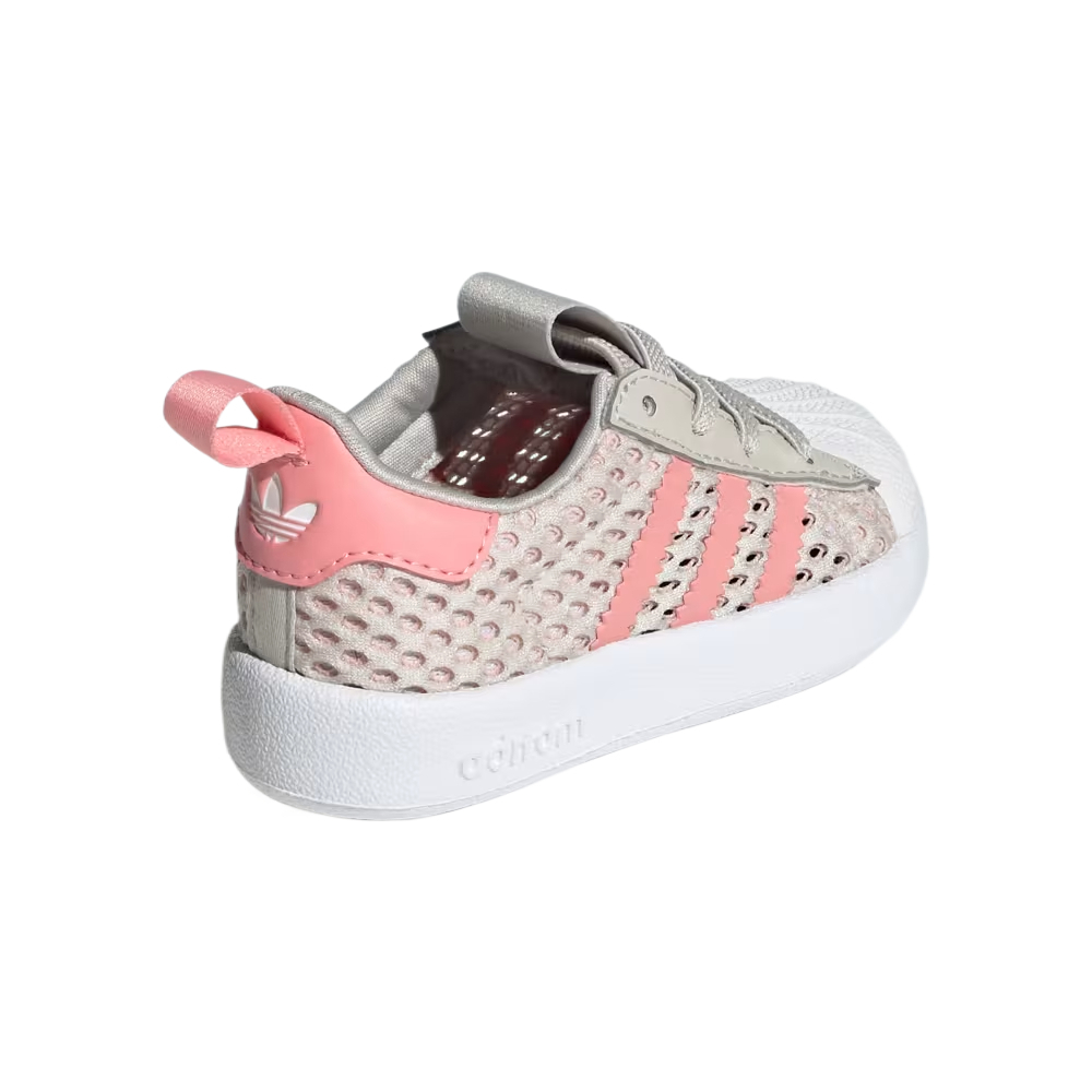 Adidas Originals Низкие детские ботинки gray pink для малышей — фото 4
