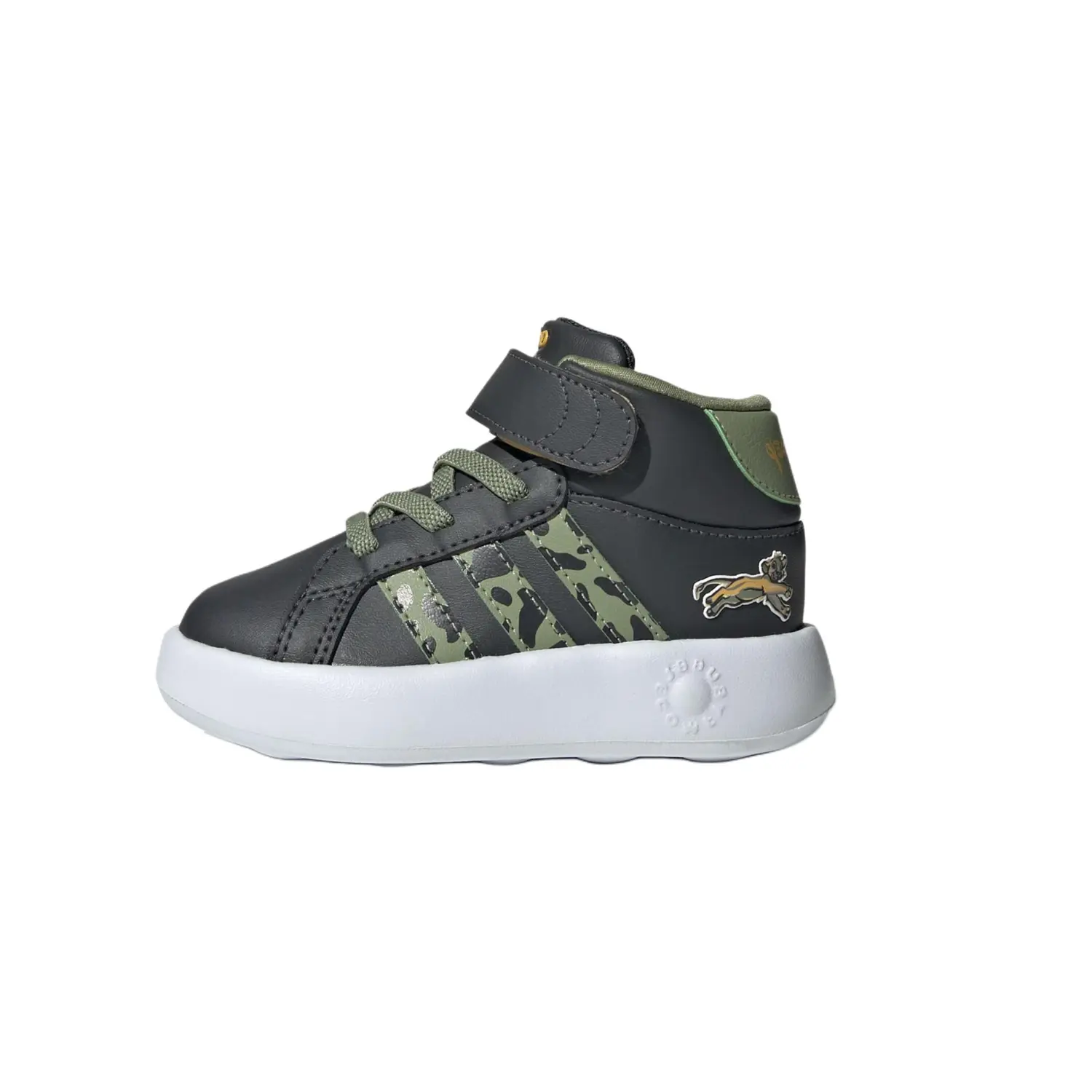 

Кроссовки adidas Grand Court Disney X Mid I 'Lion King', черный/зеленый