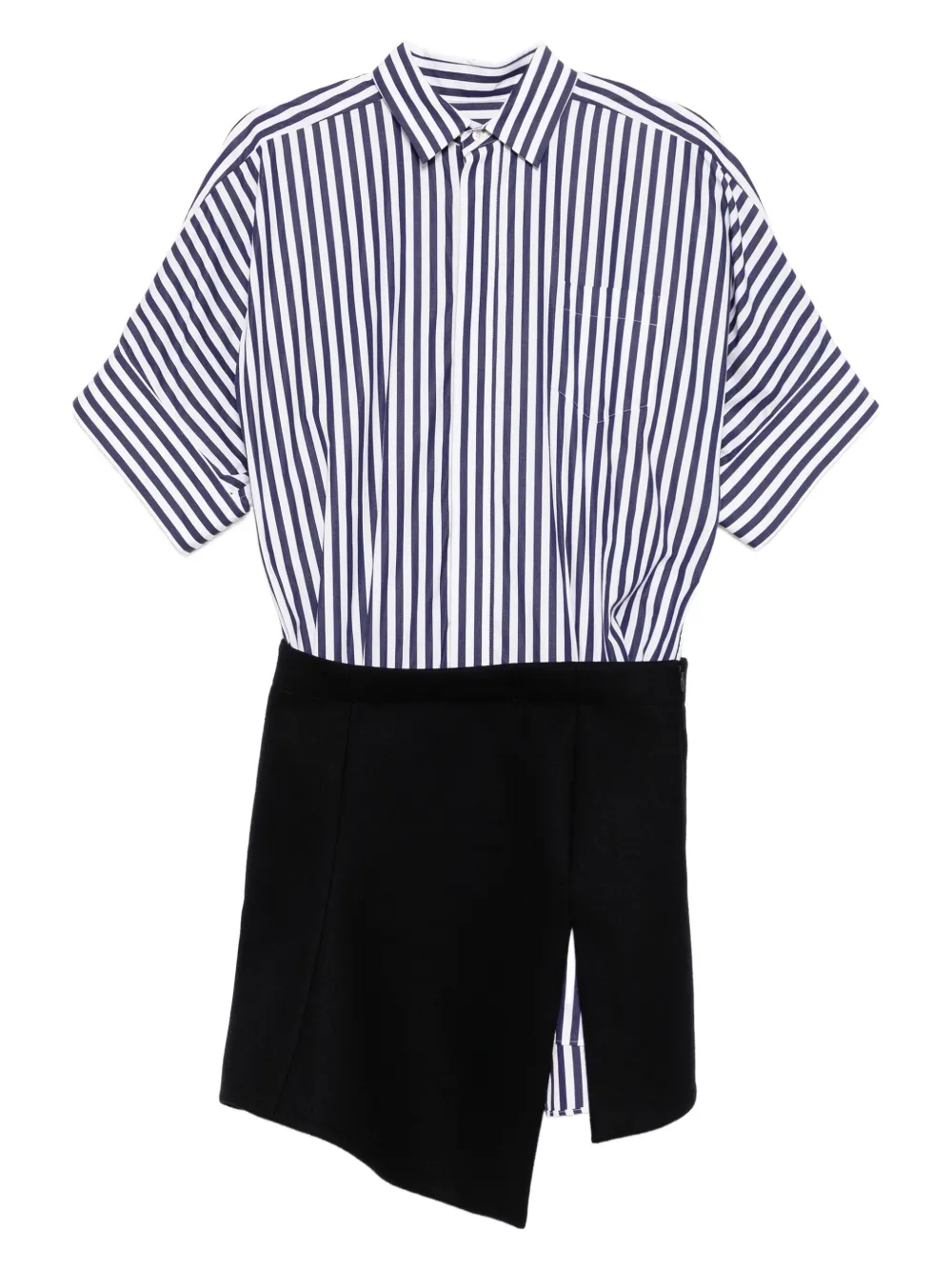 

Платье с асимметричным подолом SACAI, синий