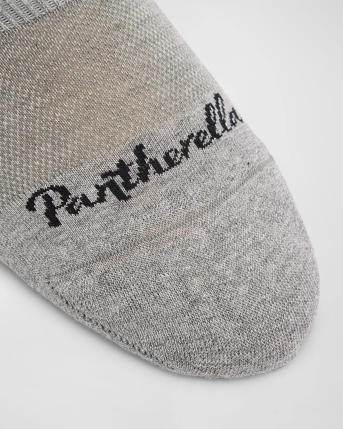 

Мужские короткие хлопковые невидимые носки Stride Pantherella, цвет Cream