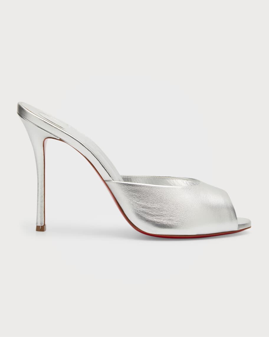 Сандалии Me Dolly с красной подошвой и эффектом металлик Christian Louboutin