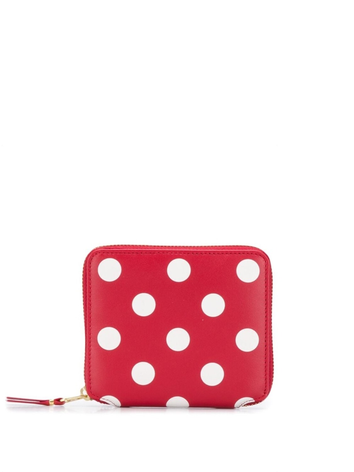 

Кошелек с узором в горох Comme Des Garçons Wallet, красный