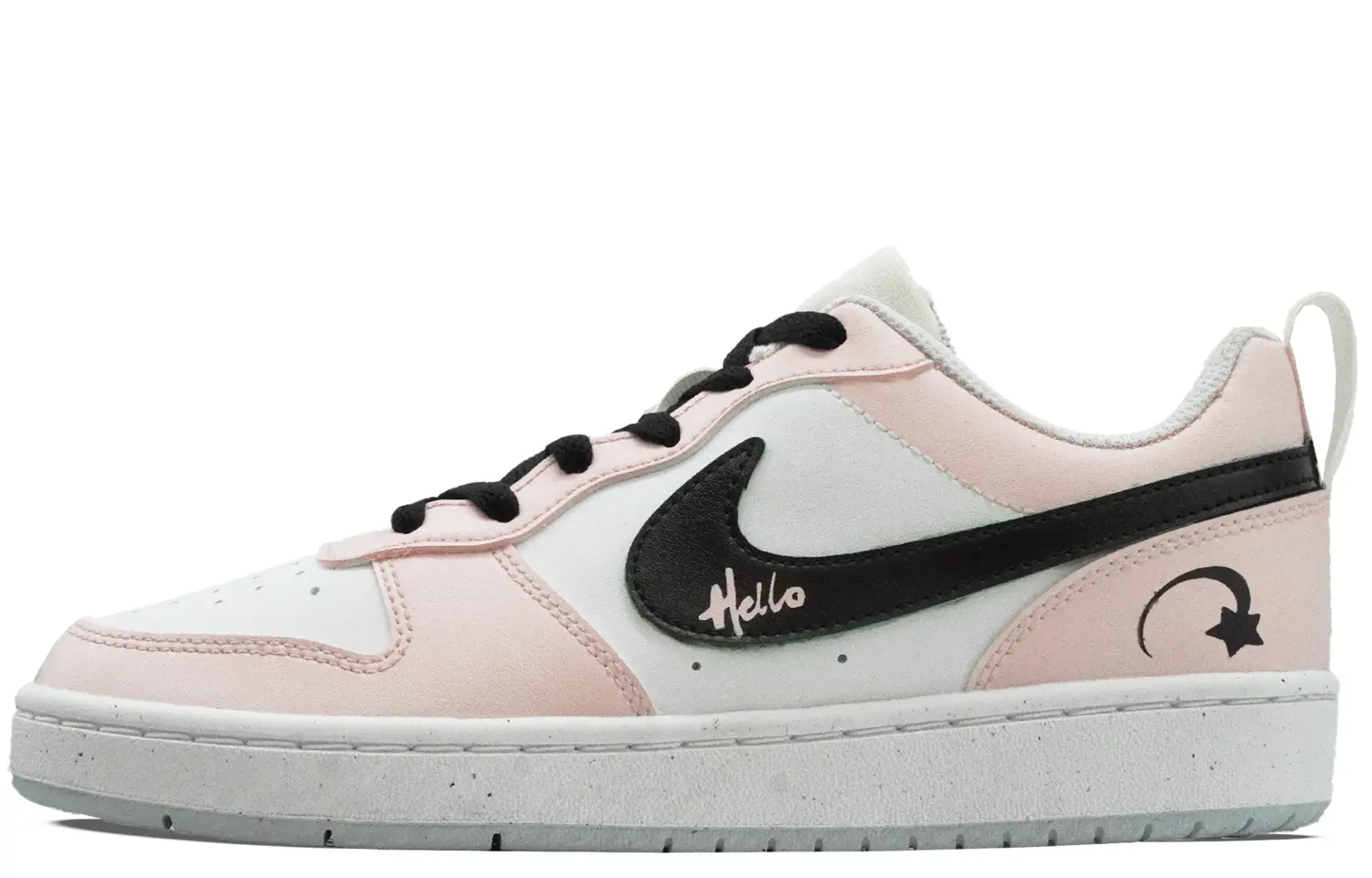 

Кроссовки Nike Court Borough 2 Skateboarding Shoes Women's Low-top Pink/Black, розовый