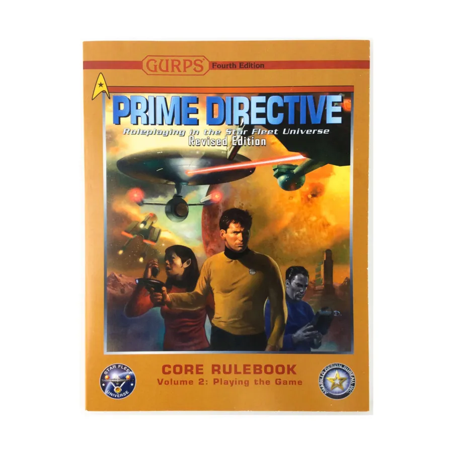 

Core Rulebook Vol 2 - Playing the Game, GURPS Prime Directive (ADB), мягкая обложка