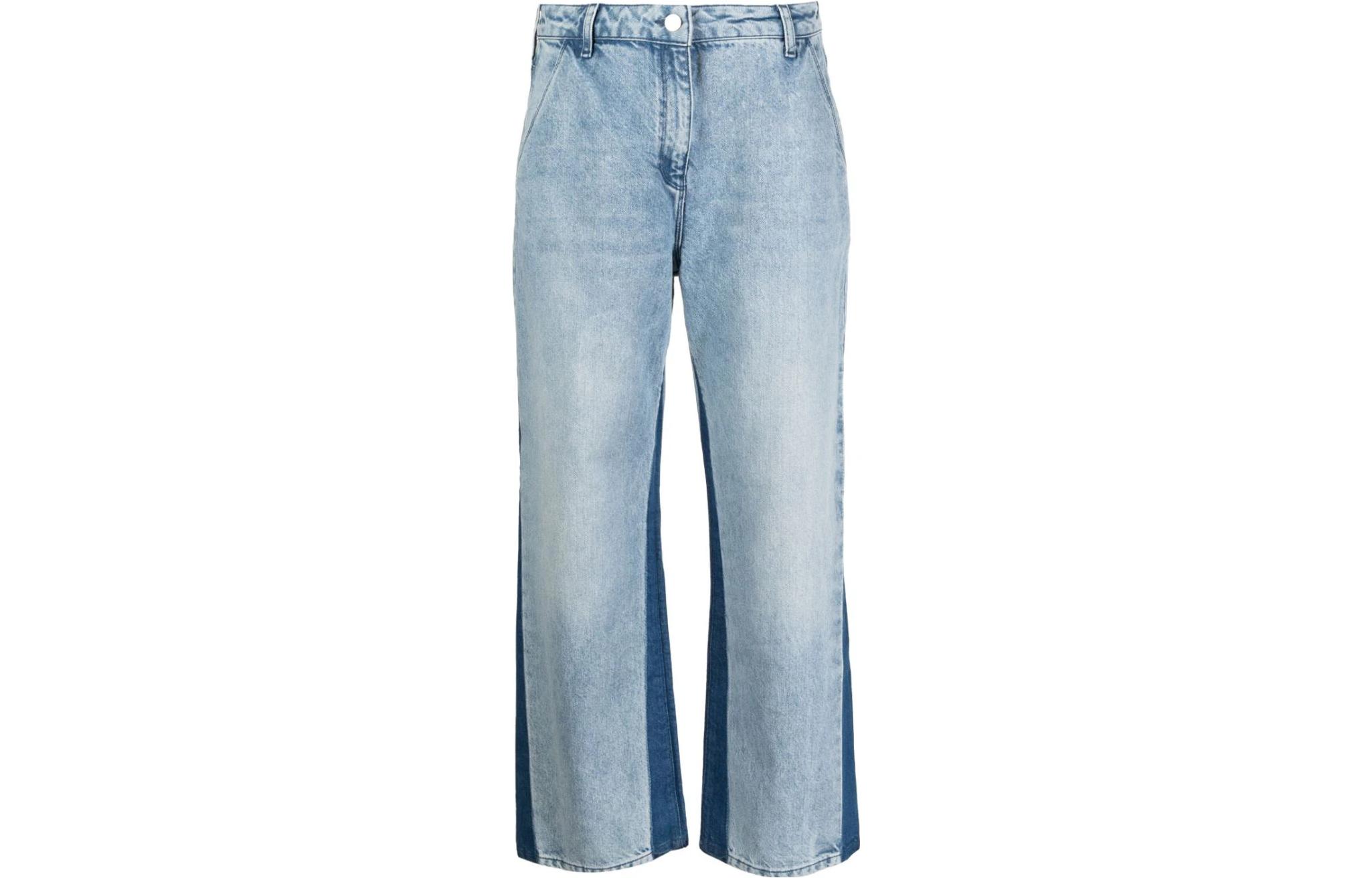 

KARL LAGERFELD Джинсы с завышенной талией и укороченными штанинами KARL LAGERFELD / Karl Lagerfeld Jeans, Синий