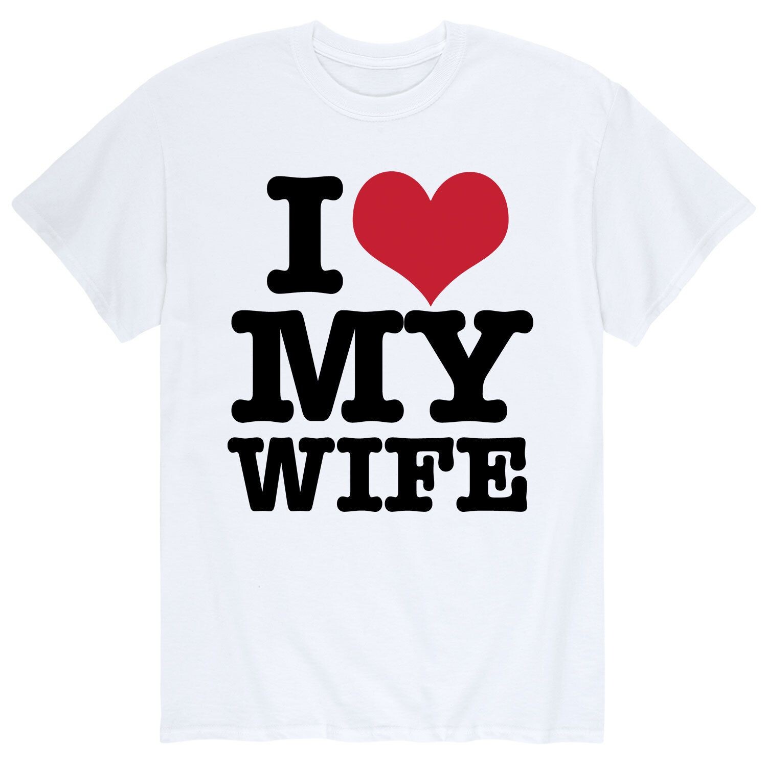 

Мужская футболка I Heart My Wife Licensed Character