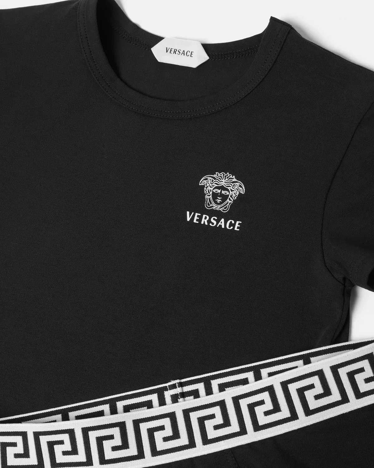 Трусы-боксеры из хлопкового джерси для детей, 2 штуки VERSACE, мультиколор — фото 4