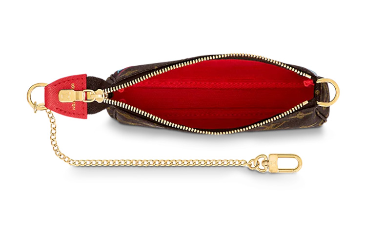 LOUIS VUITTON Pochette Felicie Coated Canvas 3 в 1 клатч, кроссбоди, мини-сумка через плечо для женщин, коричневый — фото 4