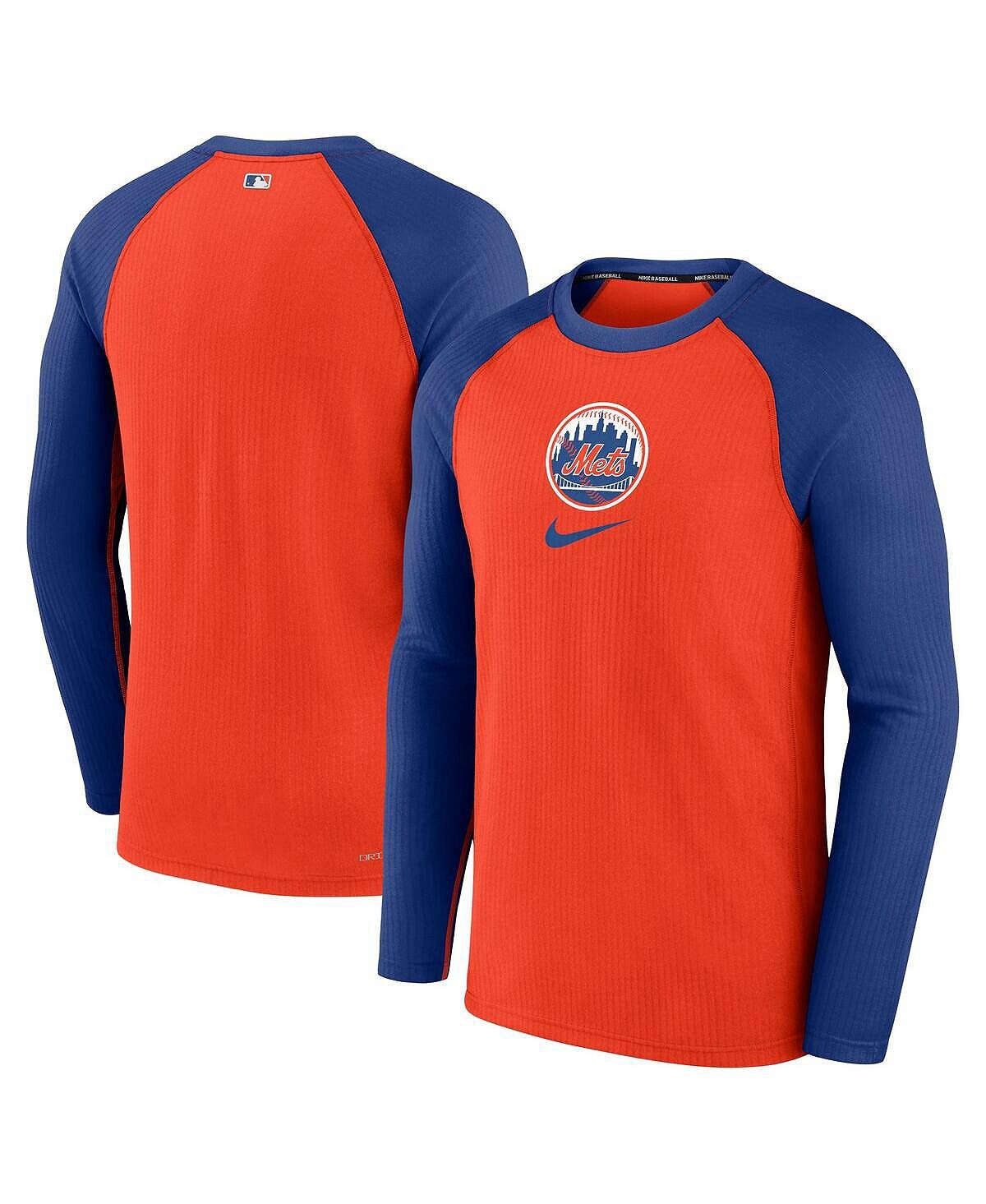 

Мужская оранжевая футболка с длинным рукавом New York Mets Authentic Collection Game Raglan Performance Nike, Оранжевый, Мужская оранжевая футболка с длинным рукавом New York Mets Authentic Collection Game Raglan Performance Nike