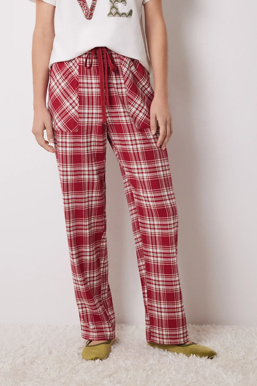 

MIX AND MATCH пижамные штаны LOVE ACTUALLY women'secret, красный