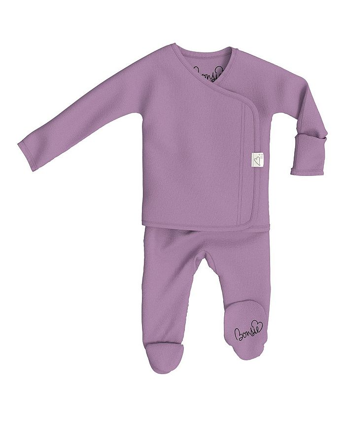 

Унисекс комбинезон Bonsie Skin to Skin Footie Bonsie Baby, фиолетовый