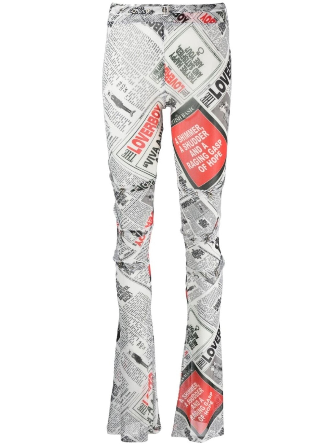 

Charles Jeffrey Loverboy брюки скинни с принтом, черный
