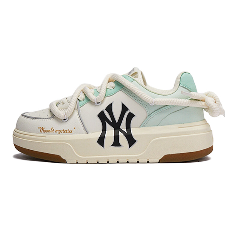 

Кроссовки MLB Chunky Liner Skateboarding Shoes Unisex Low-top Mint Green/white/black, голубой, Синий, Кроссовки MLB Chunky Liner Skateboarding Shoes Unisex Low-top Mint Green/white/black, голубой
