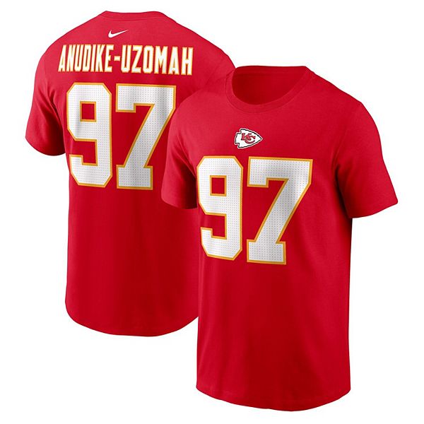 

Футболка с именем и номером игрока felix anudike-uzomah kansas city chiefs Nike