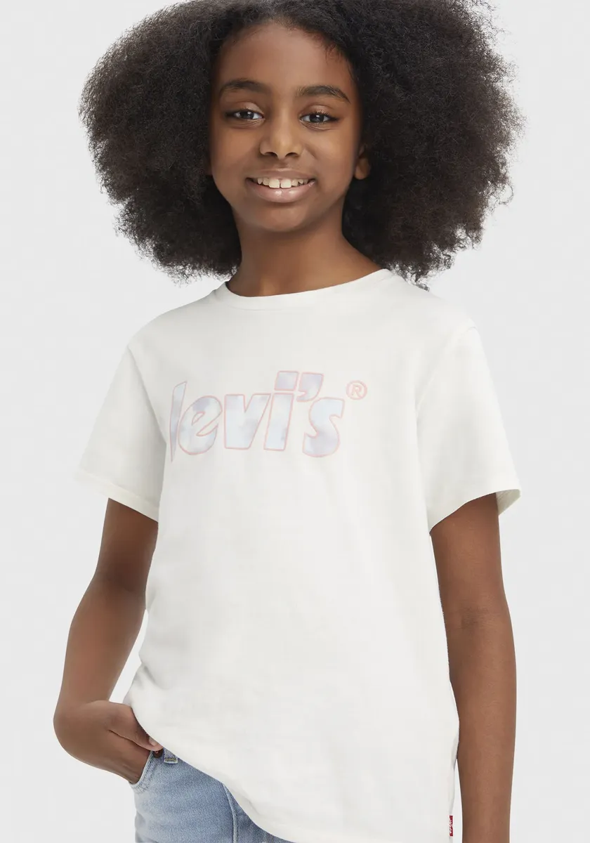 

Детская футболка Levi's "LVG LOGOSSTEE", для ДЕВОЧЕК Levi'S Kids, кремовый