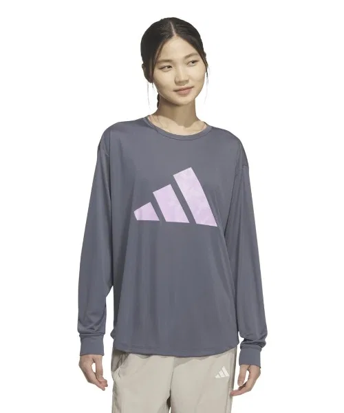 Женская футболка Adidas Must Haves Loose Fit Graphic серая