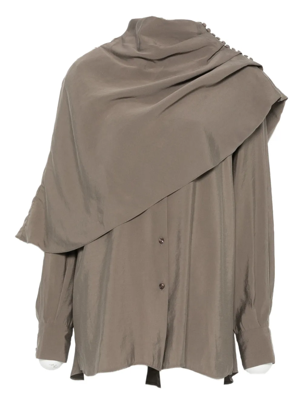 

Классическая рубашка на пуговицах Magda Butrym, серый